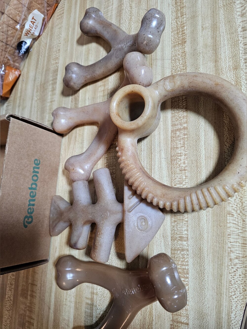 Benebone Dog Chew Toy Lot - Medium (Under 60 lbs) - Variety Pack - USA Made New